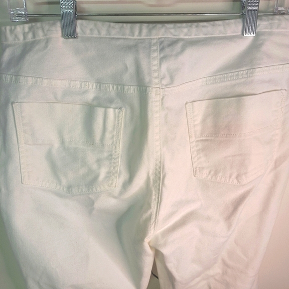 Express Stretch Cropped Pants w/lace bottom Size 9/10 - Picture 4 of 9